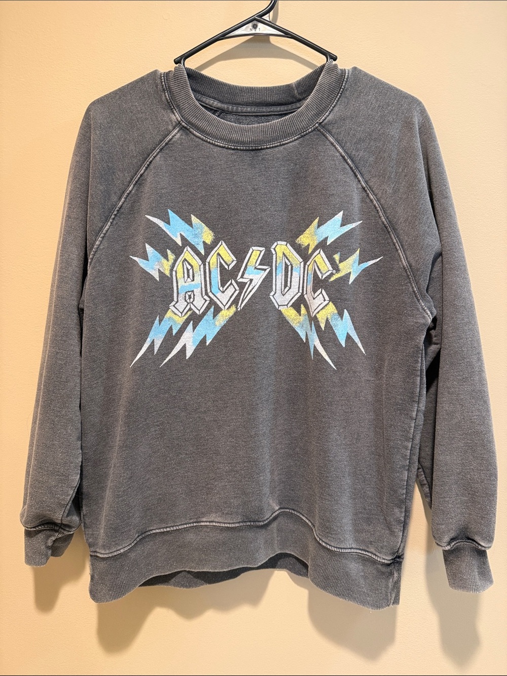 AC/DC Gray Crewneck Sweatshirt